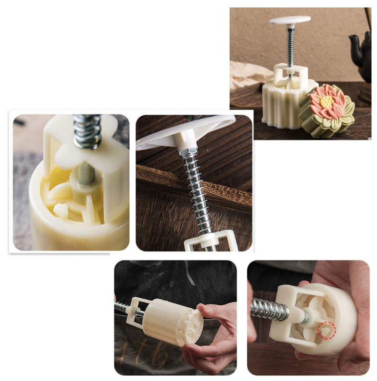 125g / 150g Large lotus flower mooncake mould plunger presser mooncake mold