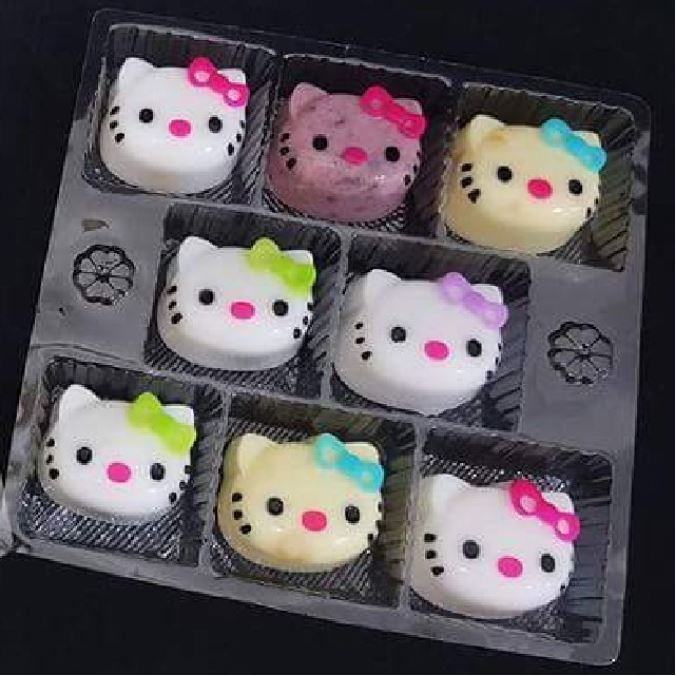 Hello kitty jelly mould chocolate silicone mould cake decorating silicon mold