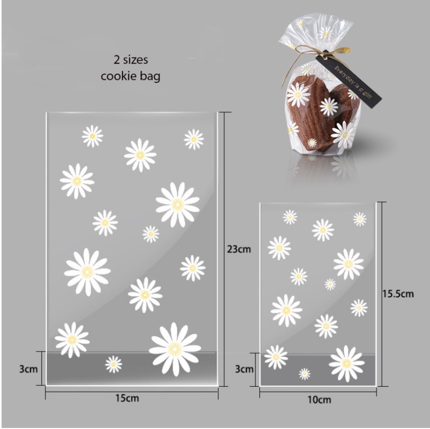 100pcs Muffin bag cupcake packaging plastic wrapper mini cupcake gift wrapping box cookie bags