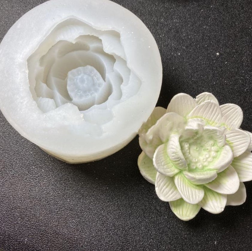 3D Lotus flower mould jelly art or peony cake decorating mold 莲花模 荷花 牡丹花模