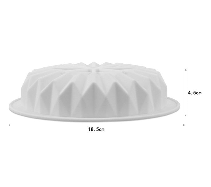 7 inch Origami cake mould italian french designer mousse cake mold