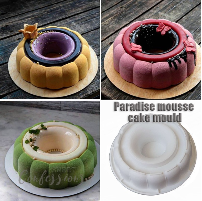 8 inch Paradise mousse cake mould italian gateau cake ring mold