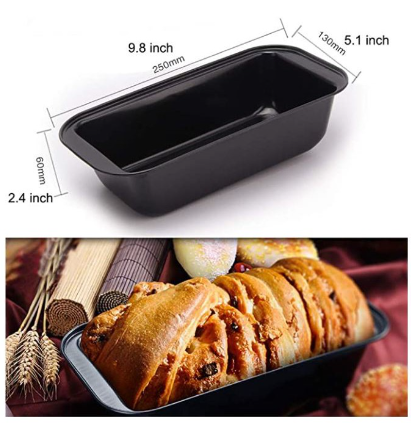 10 / 11 inch loaf pan bread loaf baking tray pound cake pan roasting dish tin