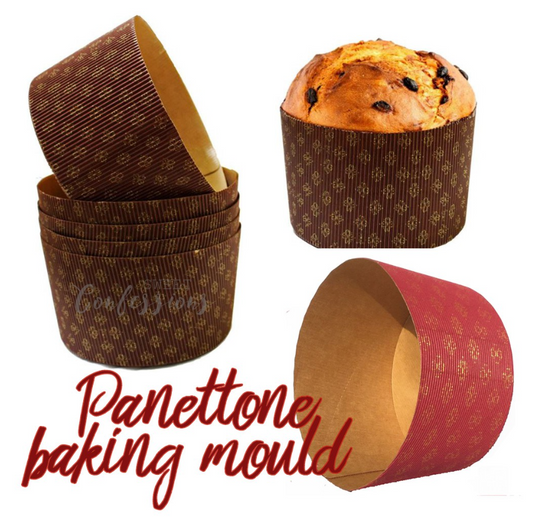 🔥 2 / 5pcs Panettone baking mould corrugated paper liner christmas baking mold