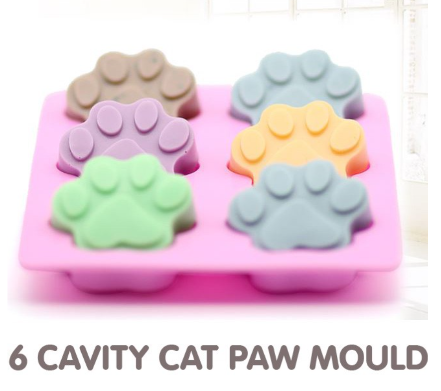 Cat paw cake pan animal paws baking mould silicone mold