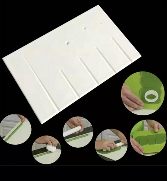 Petal & leaf veining board gumpaste flower cake decorating tool foam pad