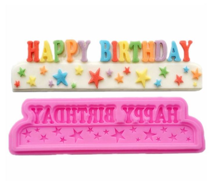 Balloons mould Happy birthday mould cake decorating mold with stars balloon mold 气球