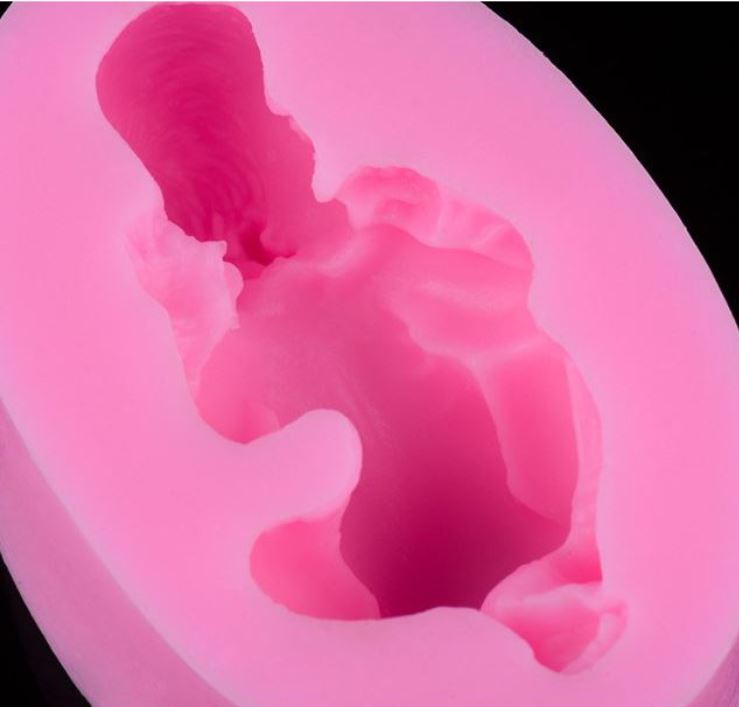 Sleeping baby mould jelly fondant cake decorating baby shower silicone mould mold