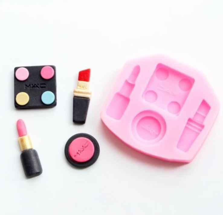 Lipstick mould makeup fondant mold silicon eyeshadow powder palette silicone mould