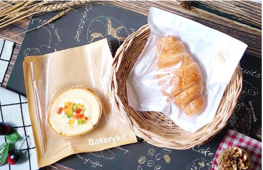 20pcs sandwich/ croissant / bun wrapper bag bakery pastry packaging bags bread toast bags