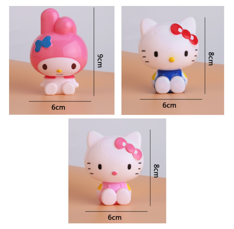 Hello Kitty toy figurine my melody cake topper decoration collectible