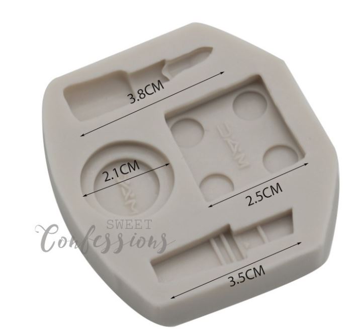 Lipstick mould makeup fondant mold silicon eyeshadow powder palette silicone mould