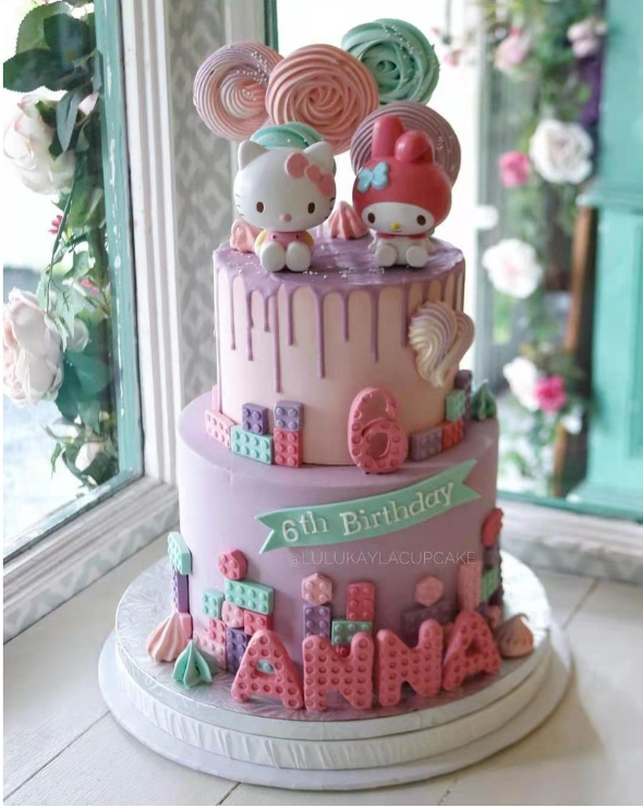 Hello Kitty toy figurine my melody cake topper decoration collectible