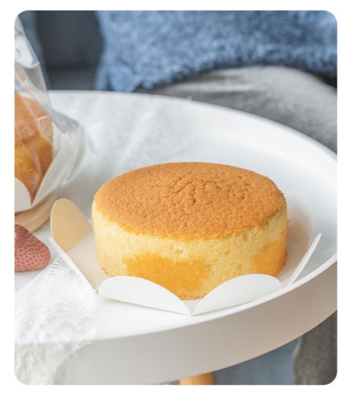 (10pcs Bags & base) 6" / 8 " cake board Chiffon cake packaging bag wrapper plastic bag for cake