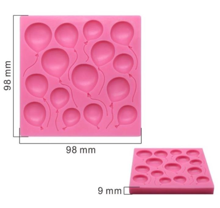 Balloons mould Happy birthday mould cake decorating mold with stars balloon mold 气球