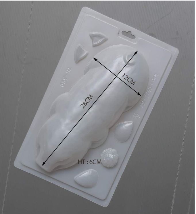 Large Jelly mould - chinese new year vegetarian vegan Suckling roast pig jelly mould agar agar cake mold 果冻模