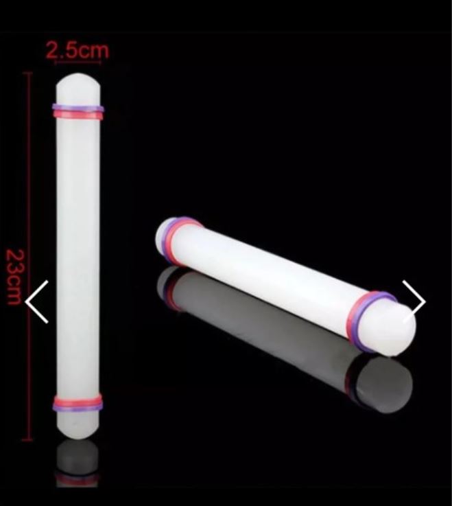 Rolling pin with spacers or thickness gauge sweet confessions 擀面杖