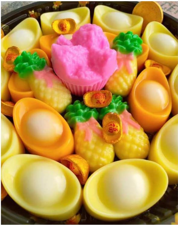 Pineapple jelly mould ananas mousse silicone mold 黄梨模