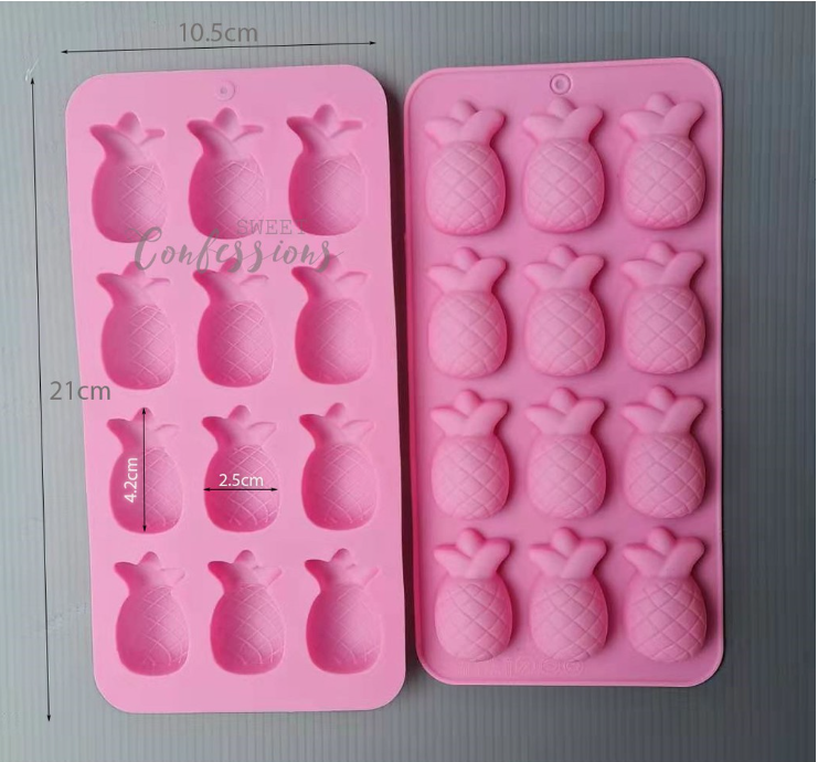 Pineapple jelly mould ananas chocholate mould 黄梨凤梨模