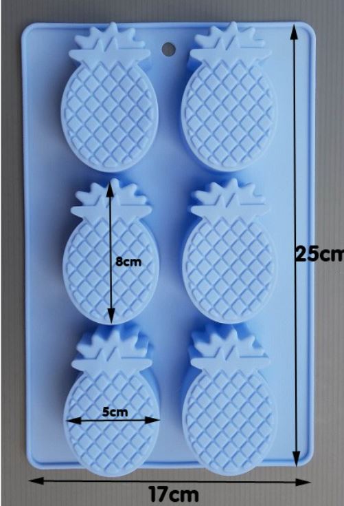 Pineapple jelly mould ananas mousse silicone mold 黄梨模