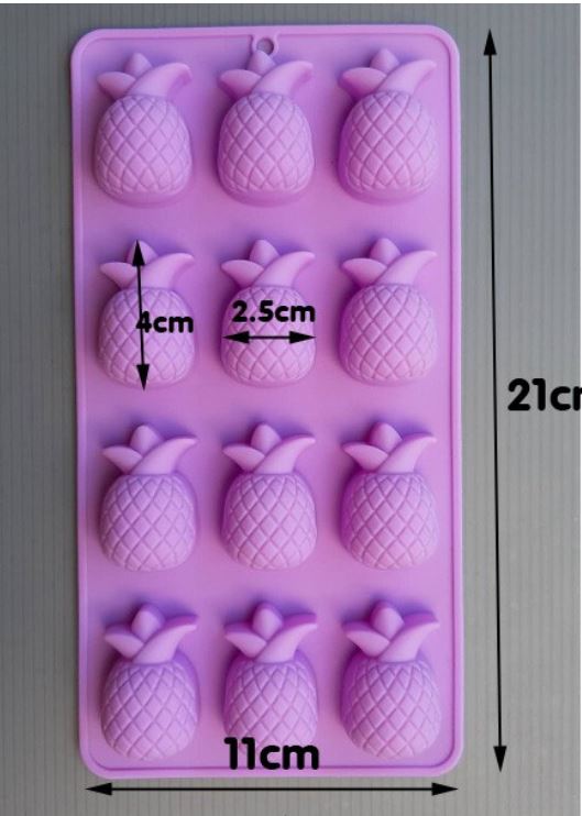 Pineapple jelly mould ananas mousse silicone mold 黄梨模