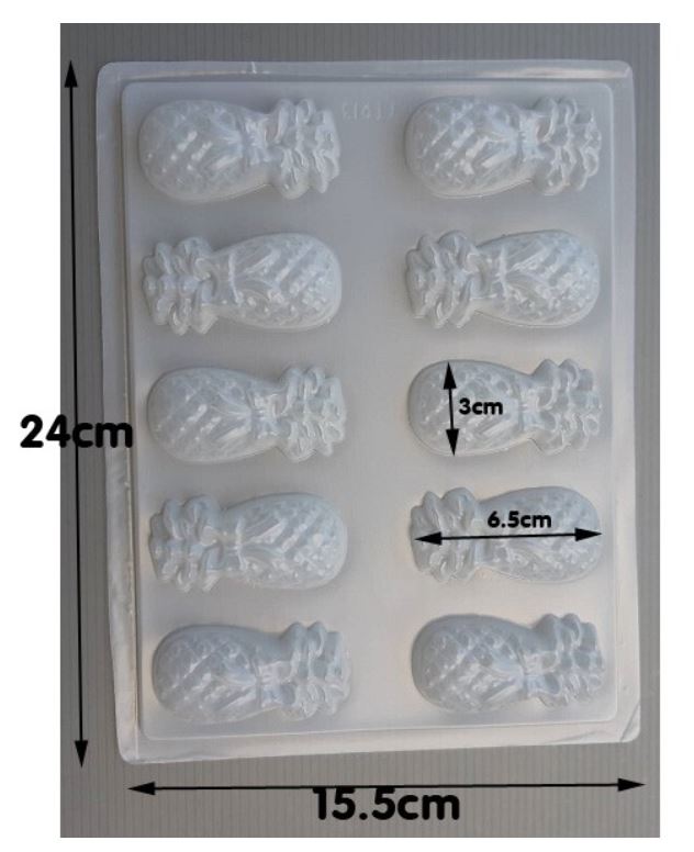 Pineapple jelly mould ananas mousse silicone mold 黄梨模