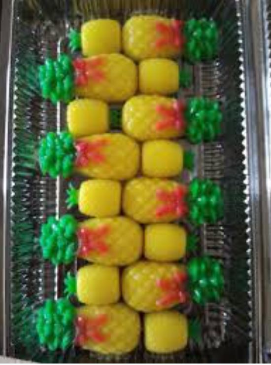 Pineapple jelly mould ananas mousse silicone mold 黄梨模