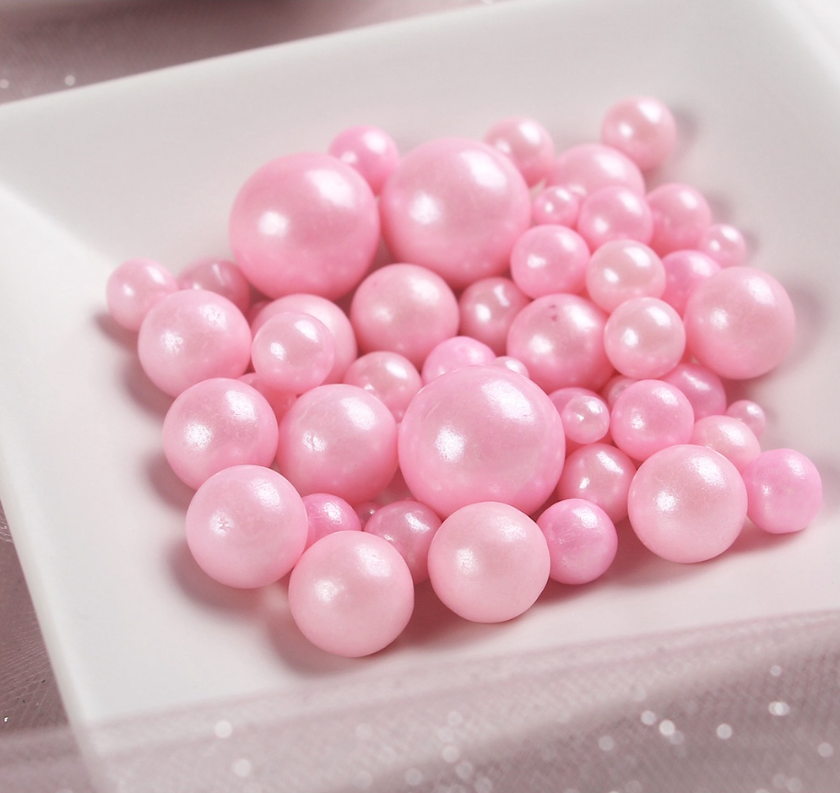 50g / 50ml sprinkles dragees cupcake decoration sugar pearls nonpareils edible glitter ball sprinkle rod