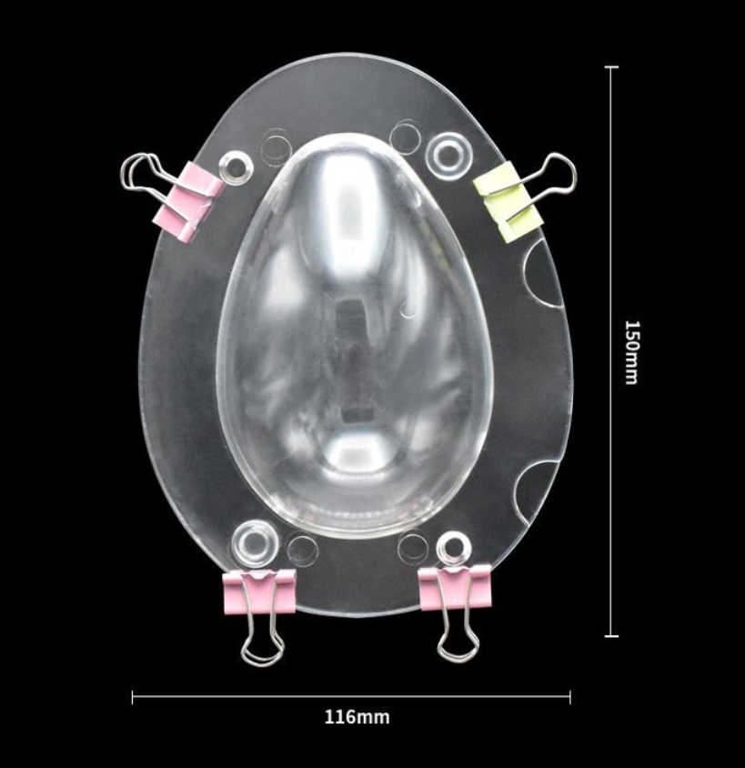 6 inch tall Easter egg mould jelly cake decorating good friday coloured eggs mold rabbit bunny mould