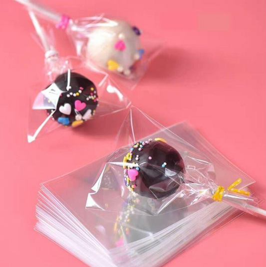 100pcs Cake pop wrappers packaging plastic bag - 100pcs /pack
