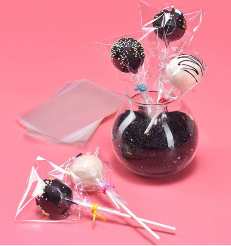 Pop Wrapping 100pcs Cake pop wrappers packaging plastic bag - 100pcs /pack – Sweet ...