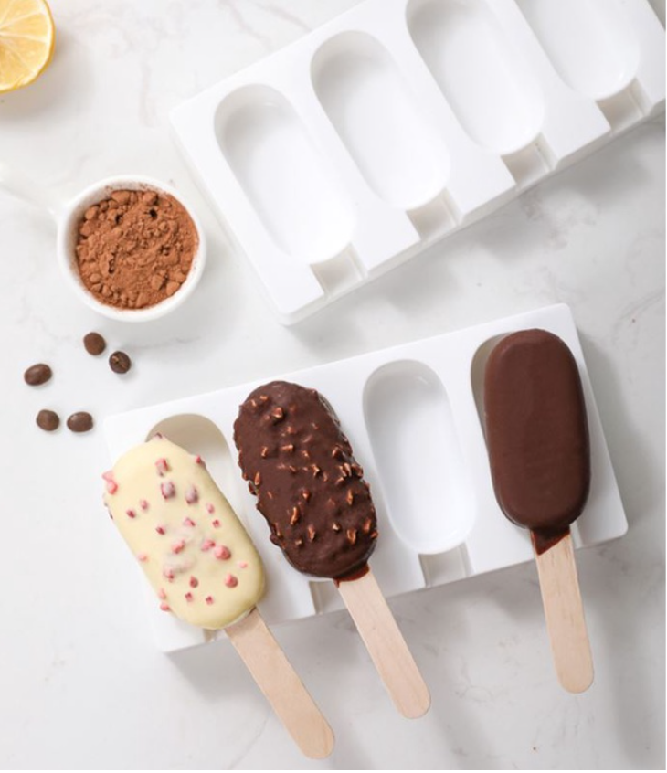 Popsicle mould cake pop mold cakesicle mould pops silicone ice-cream stick silicon icecream sticks transparent gift box