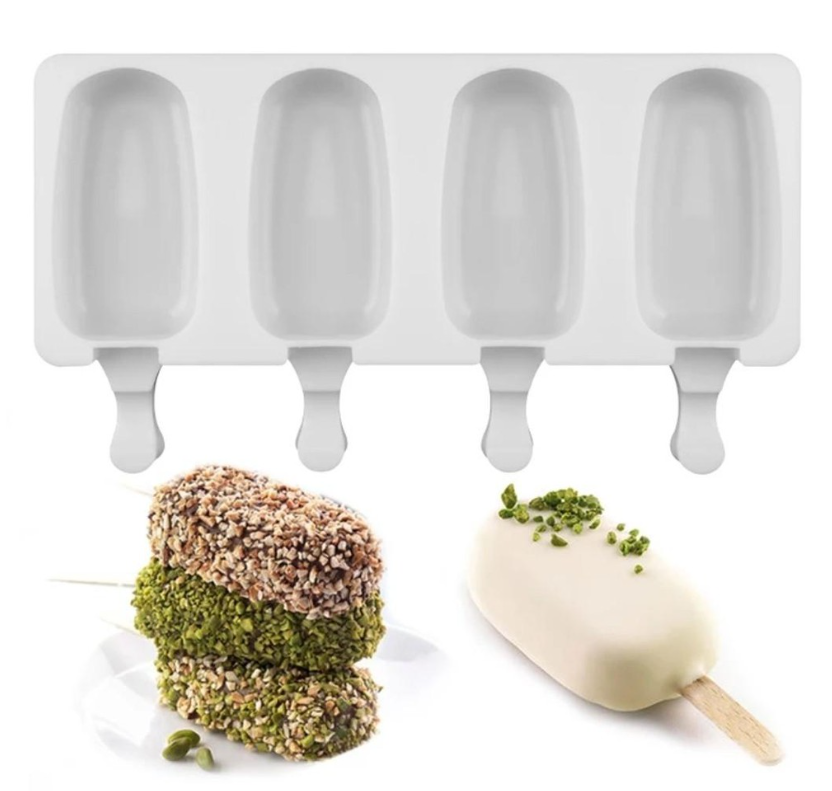 Popsicle mould cake pop mold cakesicle mould pops silicone ice-cream stick silicon icecream sticks transparent gift box