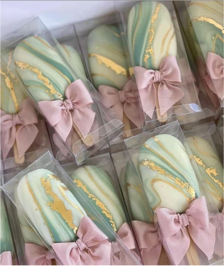 Popsicle mould cake pop mold cakesicle mould pops silicone ice-cream stick silicon icecream sticks transparent gift box
