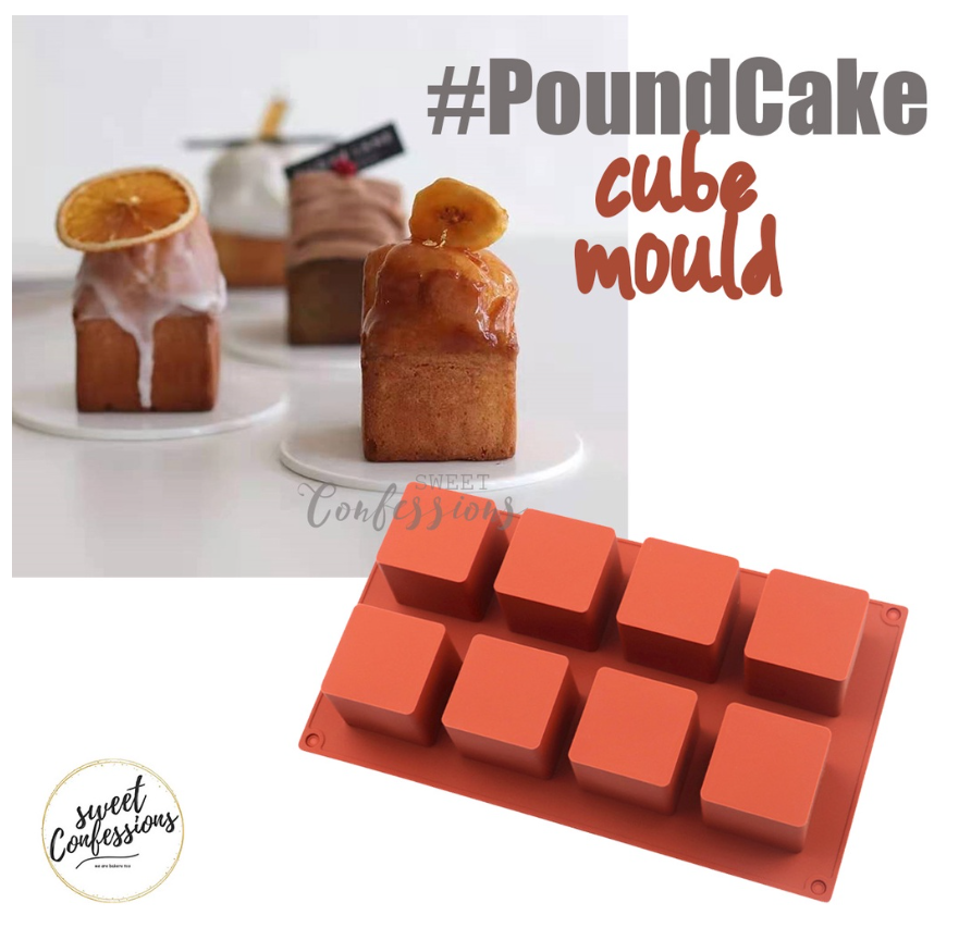Pound cake mould cube baking pan financier baking mold
