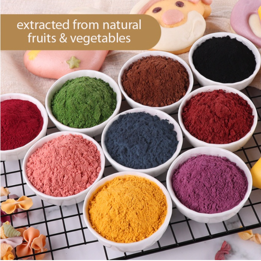 100g natural food colour edible cake colouring baking cocoa powder beetroot flavour red yeast pumpkin spinach