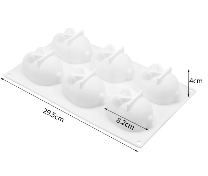 Rabbit bunny mousse silicone mould agar agar jelly mooncake silicon mold