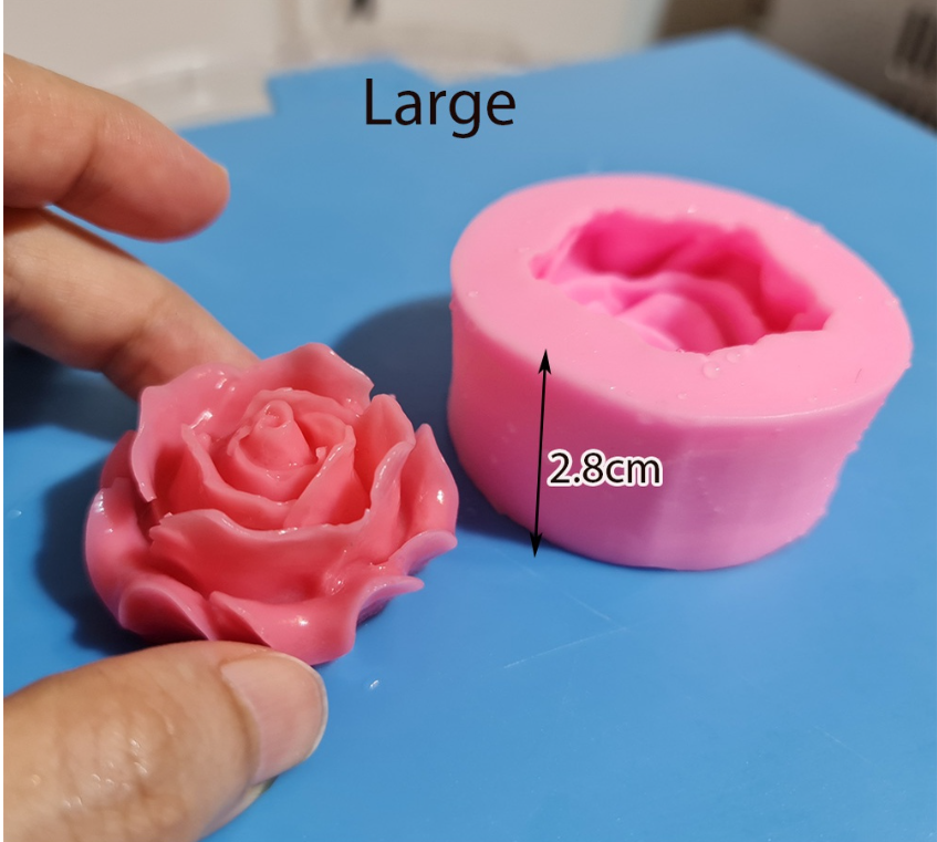 Rose mould 3D flower roses jelly silicone mold chocolate fondant cake decoration