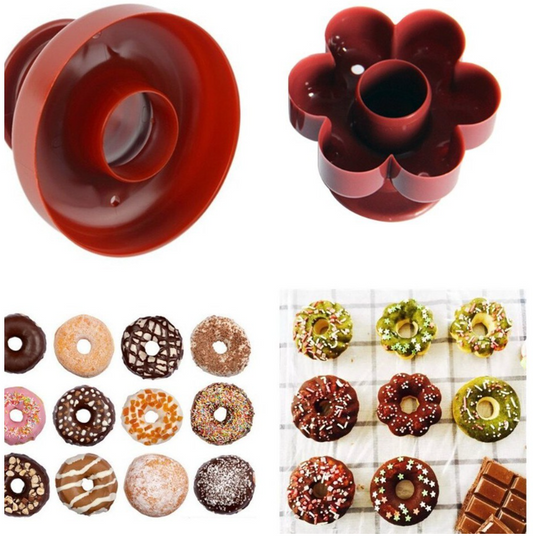 Donut cutter various shapes floral heart cookie cutter froot loop
