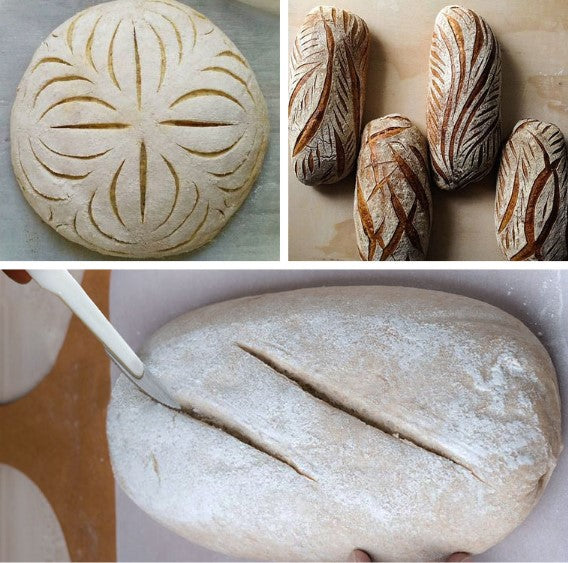 Bread scoring knife artisan loaf lame blade cake carving knife fondant shaping knife