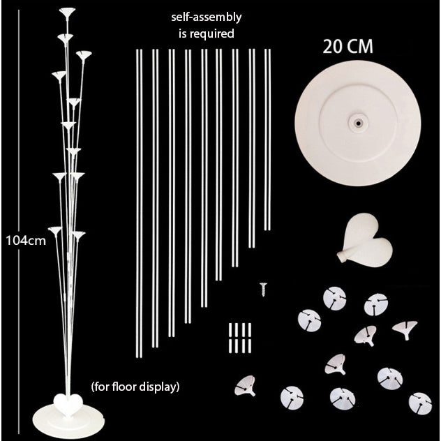 Balloon display stand floating balloons bouquet party decoration