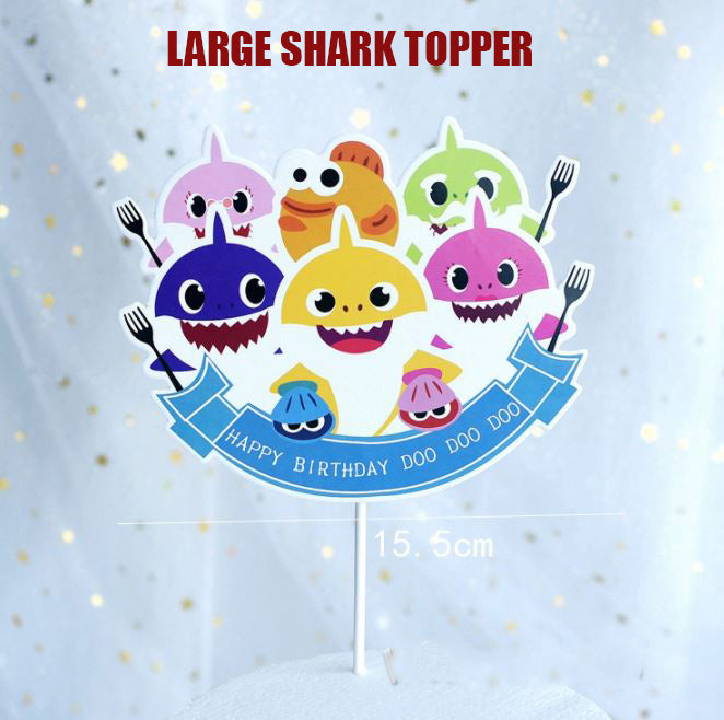 Baby shark topper & figurine - baby sharks cake decoration party decorating toppers
