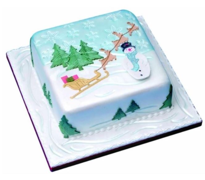 2pcs snow man plunger cutters cake decorating christmas cutter xmas snowman