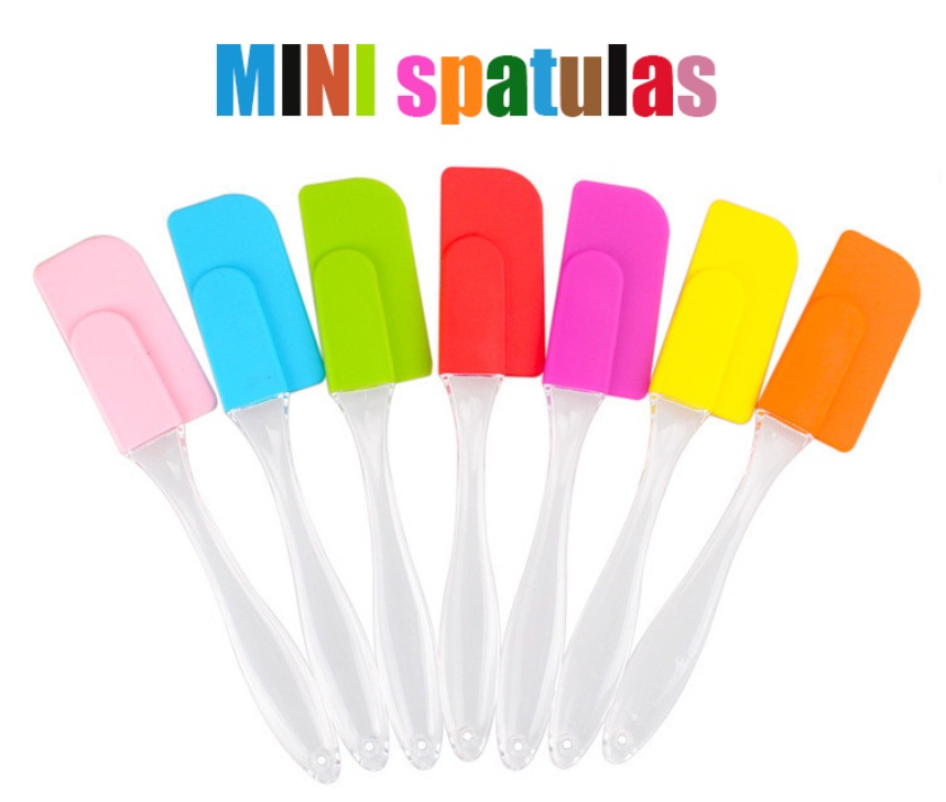Flexible small spatula creaming scraper smoother mixing tool