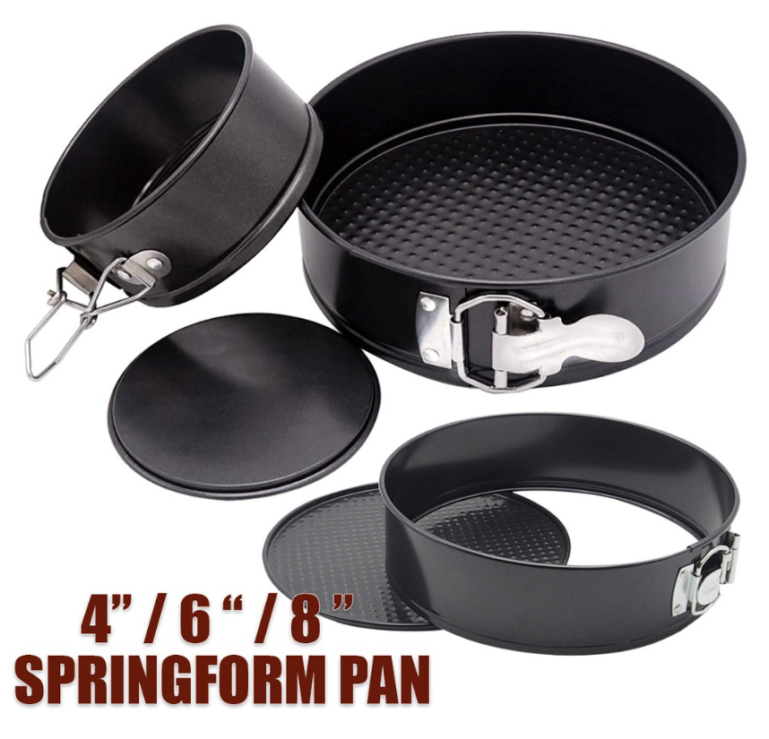 🇸🇬🇸🇬 4 " / 6" / 8"  springform pan cake pas set round cake baking tin 8 inch cake pan 7 inch cake pan
