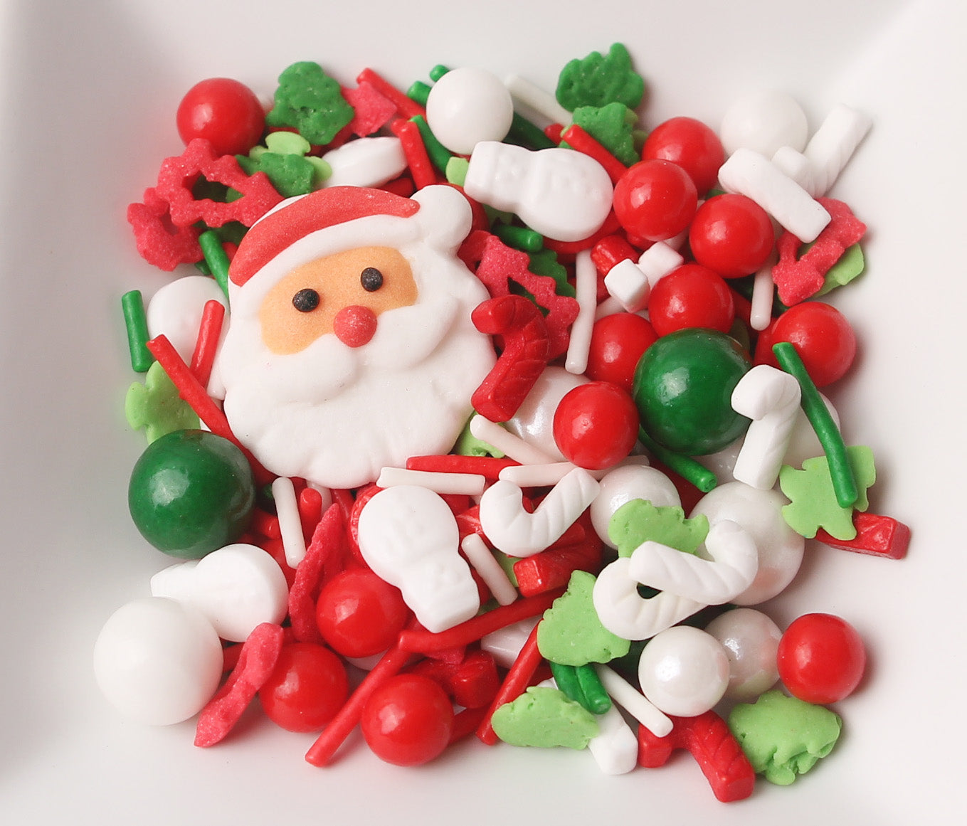 50g Christmas sprinkles candy cane cake decorating dragees sugar decoration xmas cupcake