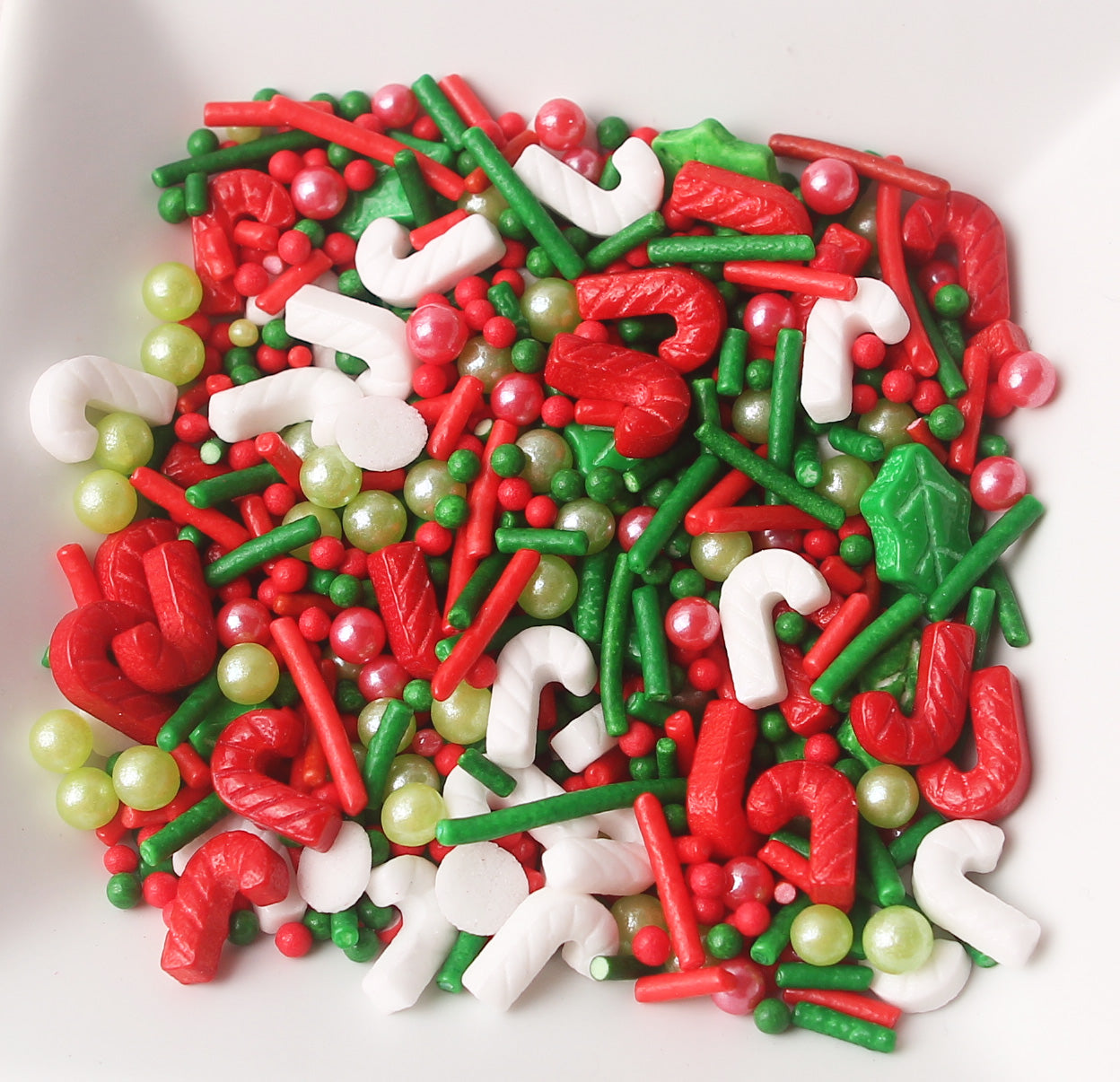 50g Christmas sprinkles candy cane cake decorating dragees sugar decoration xmas cupcake