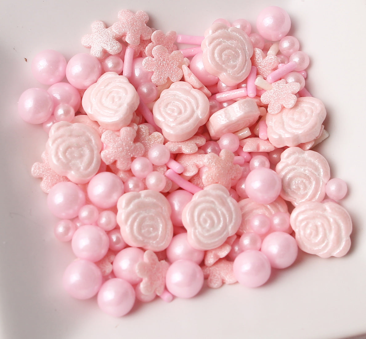 50g / 50ml sprinkles dragees cupcake decoration sugar pearls nonpareils edible glitter ball sprinkle rod