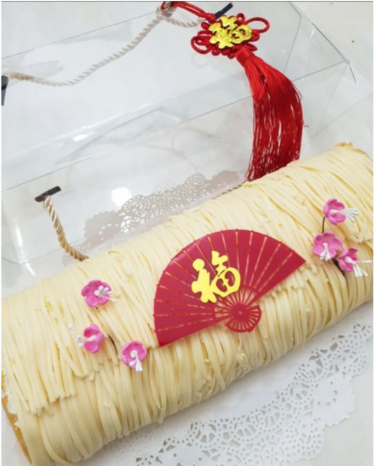 27cm Swiss roll box xmas log cake tart box clear transparent box for roll cakes long cake boxes christmas