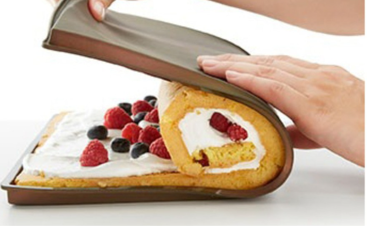 Swiss roll silicon silicone mould 1cm depth multi purpose tray mat